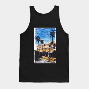Sunset in the city Tank Top
